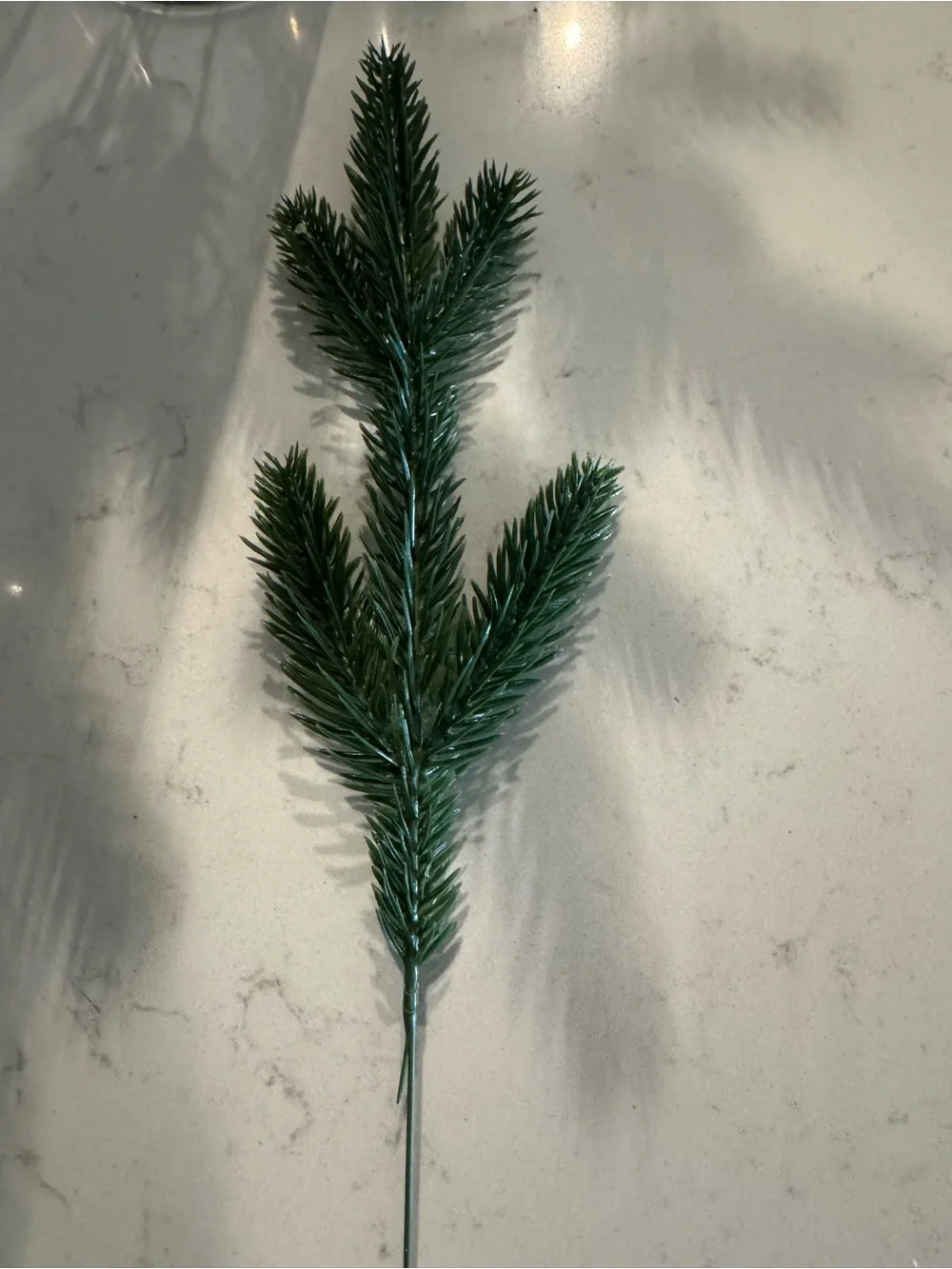 Artificial Pine Stem Bouquet - Green
